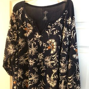 St. John’s Bay paisley print shirt